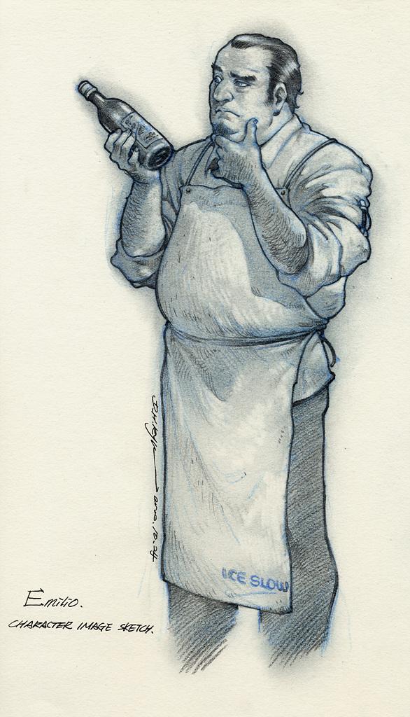 Barman - sketch